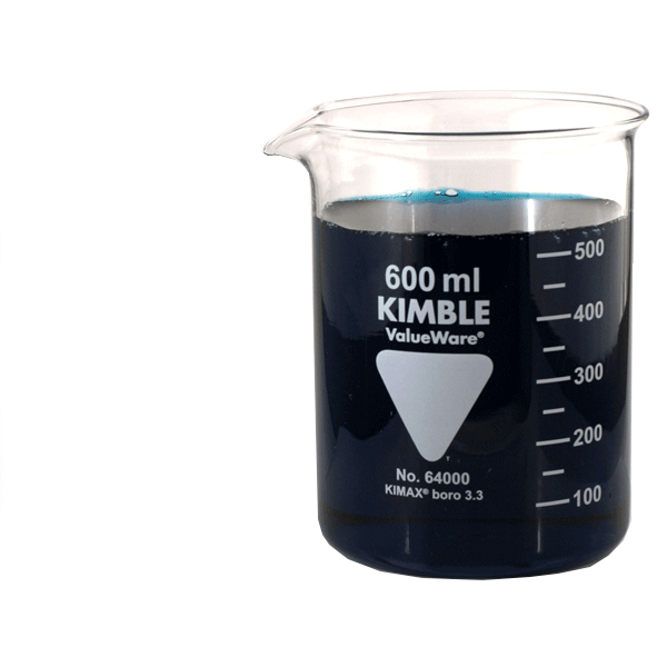 Beaker, Low Form, Borosilicate Glass, Kimble, 600ml