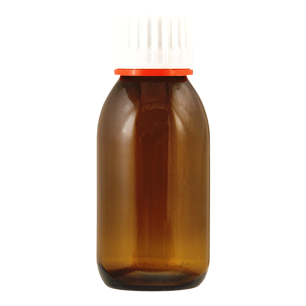 100ml Glass Amber Sirop Bottle