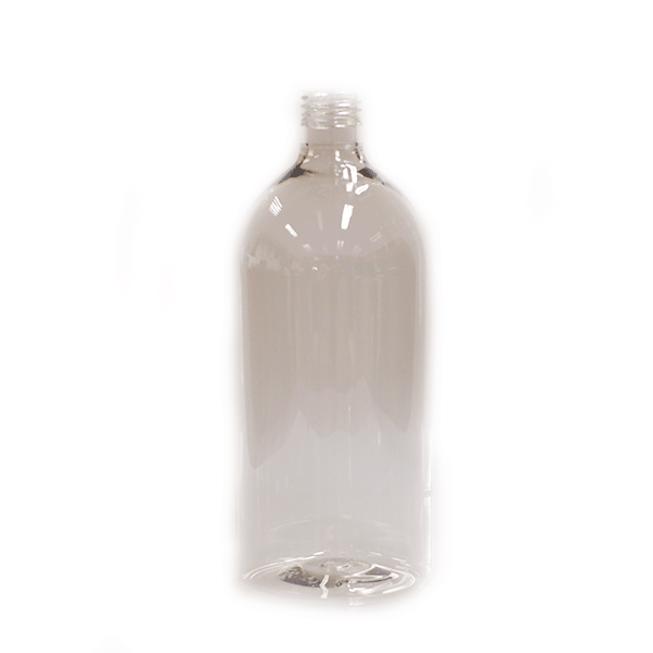 1 Litre Clear PET Syrop Bottle (No Cap)