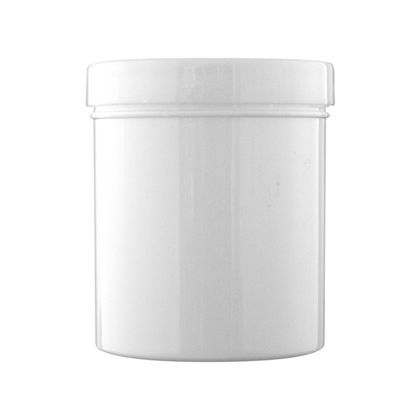 250ml Screw Lid Jar White with Wadded Lid