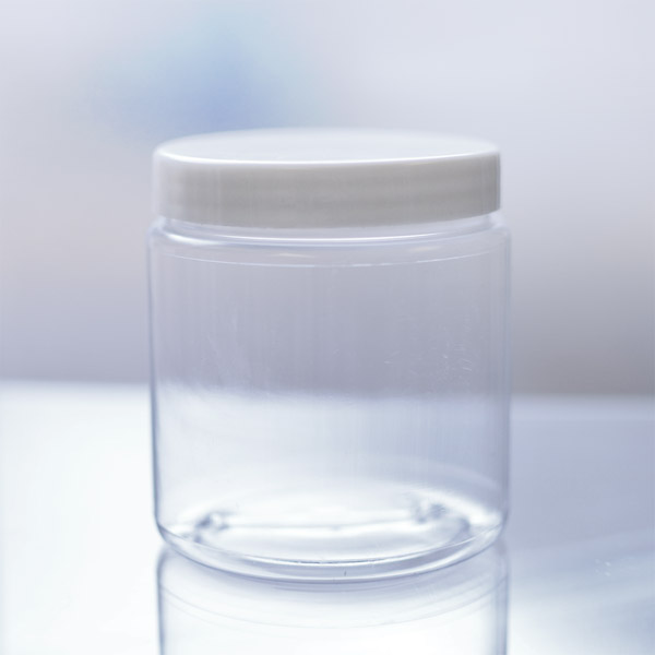 300ml PVC Jar with White Lid