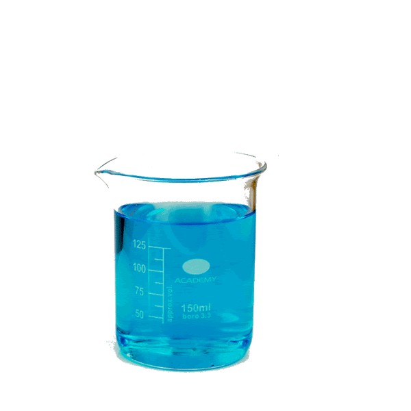 Academy Beaker Low Form, 150ml, Borosilicate Glass
