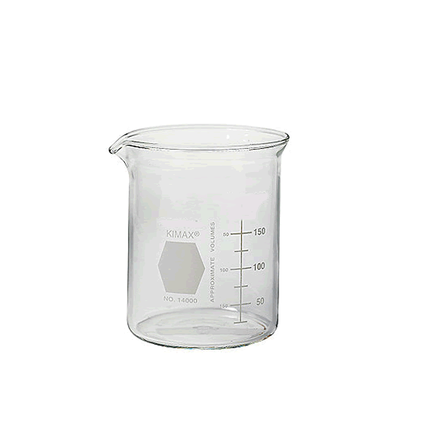 Beaker, Low Form, Borosilicate Glass, Kimble, 25ml