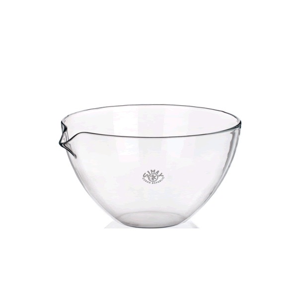Evaporating Dish, Flat Bottom, With Spout, Borosilicate Glass (SIMAX) 600ml 