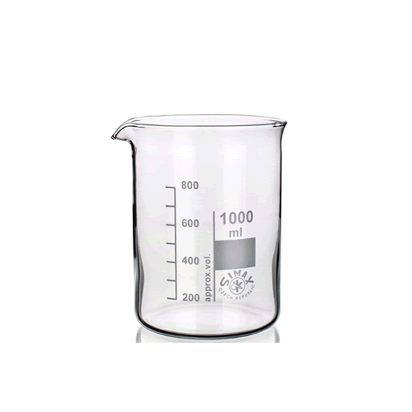 Graduated Low Form Beaker with Spout (SIMAX) 100ml