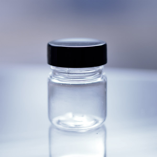 100ml PVC Plastic Jar with Black Lid